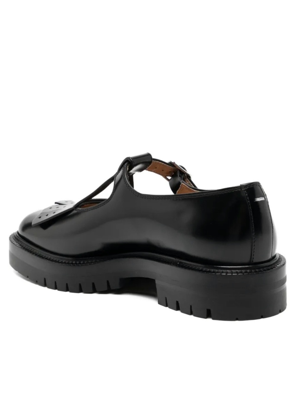 Maison Margiela Authentic Black Leather Tabi Country Mary Jane Loafer - Picture 3 of 4